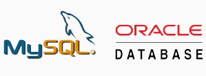 MySQL Oracle logos